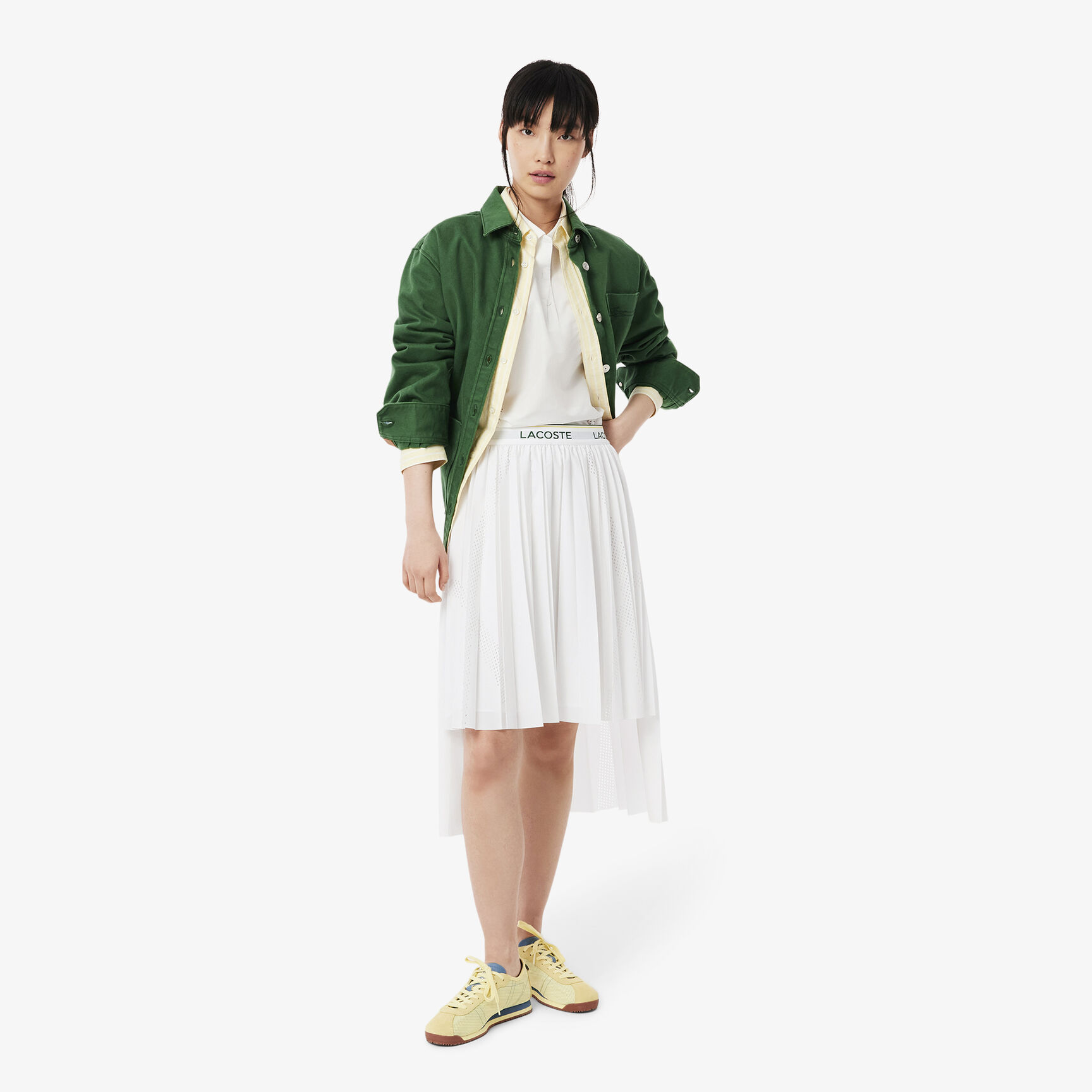 Asymmetric Pleated Midi Skirt Asymmetric Pleated Midi Skirt