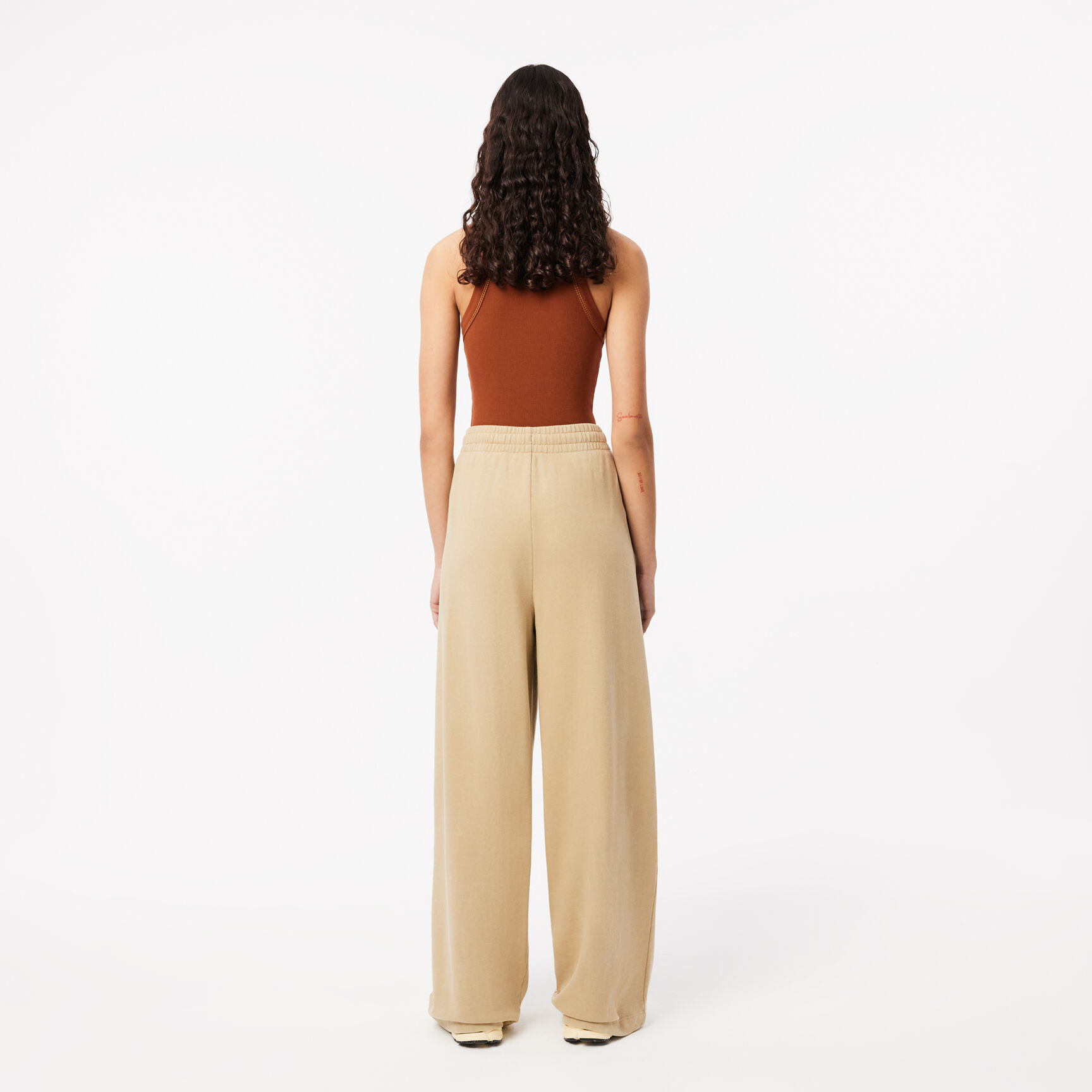 Wide Leg Badge Track Pants