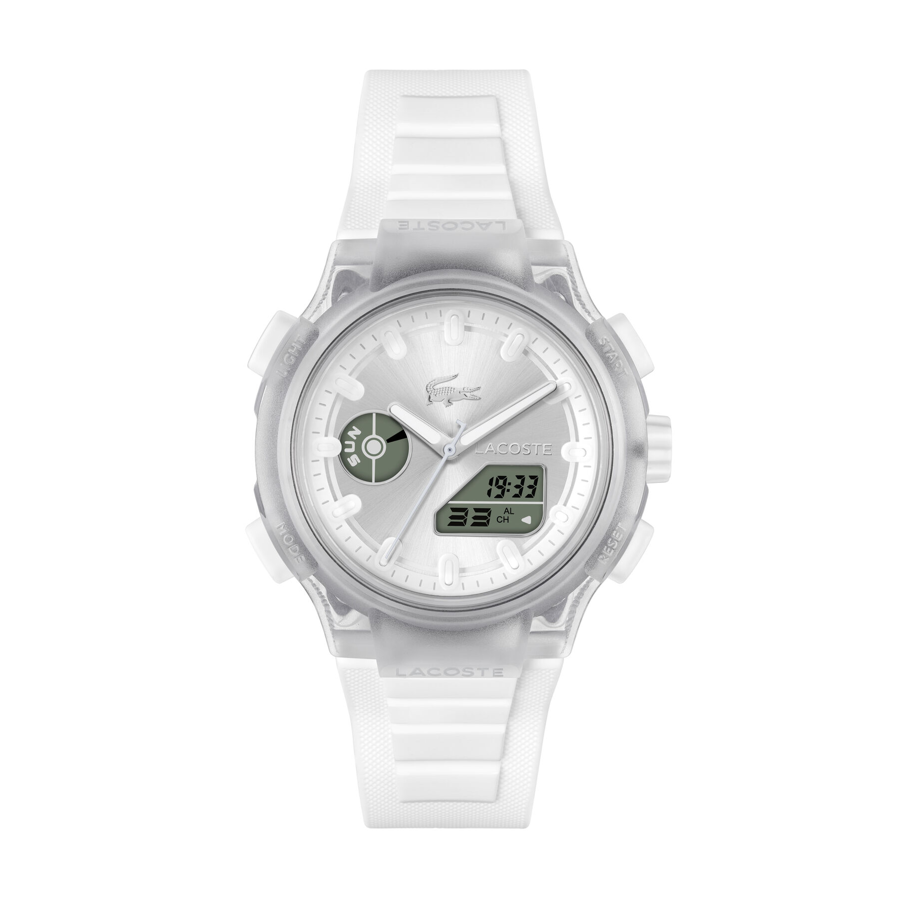 White Silicone Strap Women's Watch lacoste white silicone strap women s watch