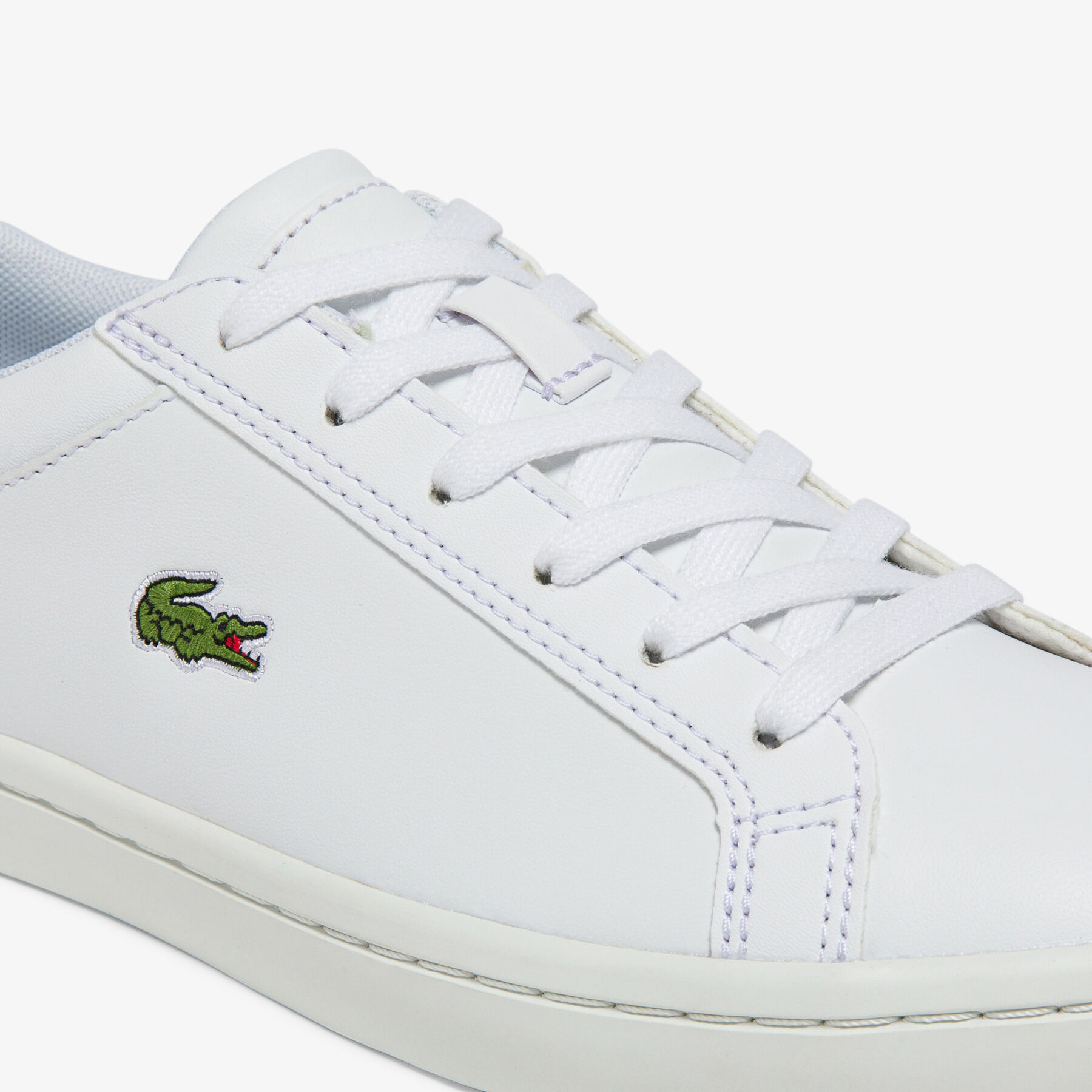 Women's Straightset Leather Trainers lacoste women s straightset leather trainers