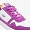 women s lacoste t clip leather bi colour trainers