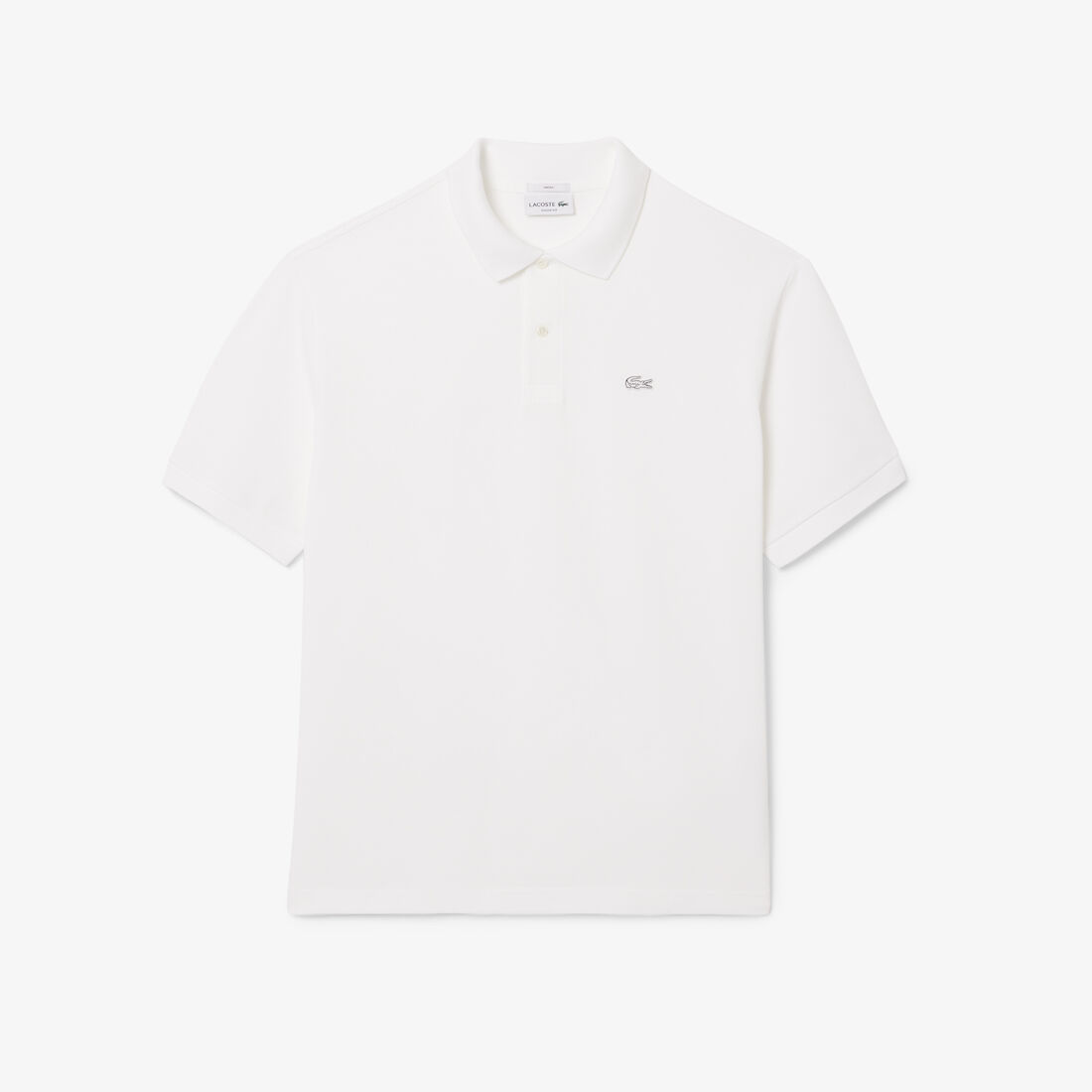 قميص بولو بيكيه ثقيل بقصّة فضفاضة قميص بولو بيكيه ثقيل بقصّة فضفاضة