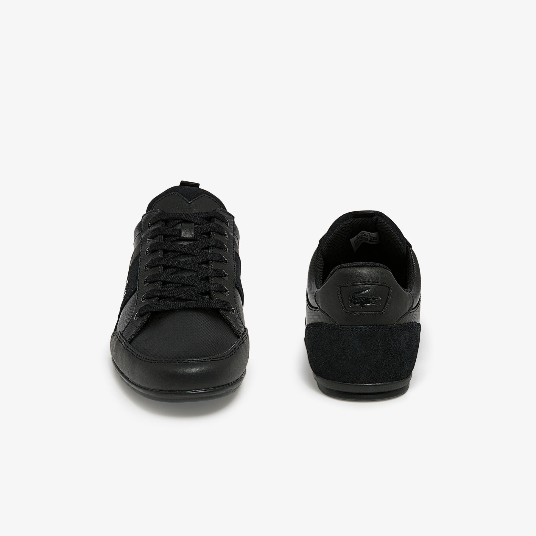 Men's Chaymon BL Leather and Synthetic Tonal Trainers lacoste men s chaymon bl leather and synthetic tonal trainers