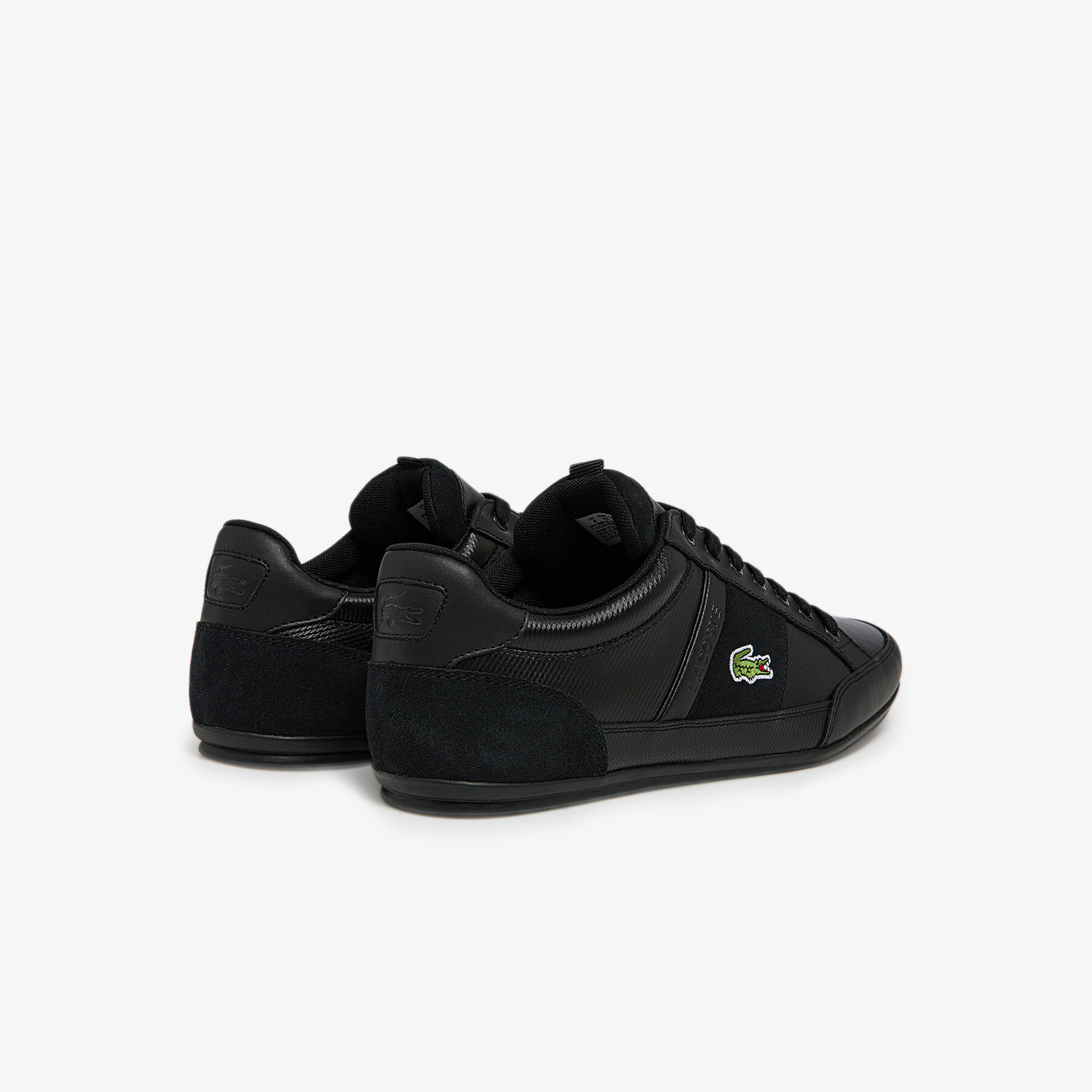 Men's Chaymon BL Leather and Synthetic Tonal Trainers lacoste men s chaymon bl leather and synthetic tonal trainers