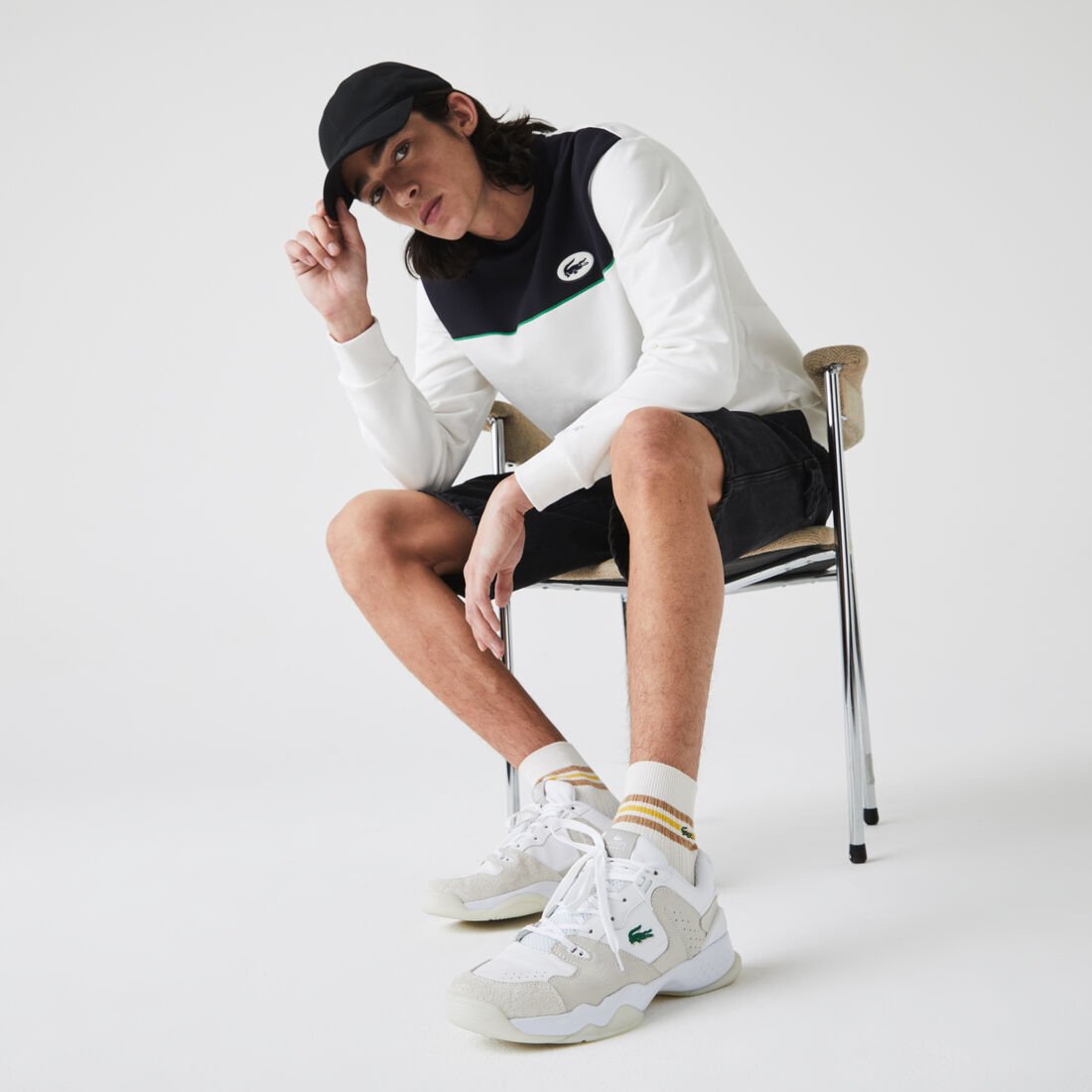 Men's T-Point Leather and Suede Trainers Men's T-Point Leather and Suede Trainers