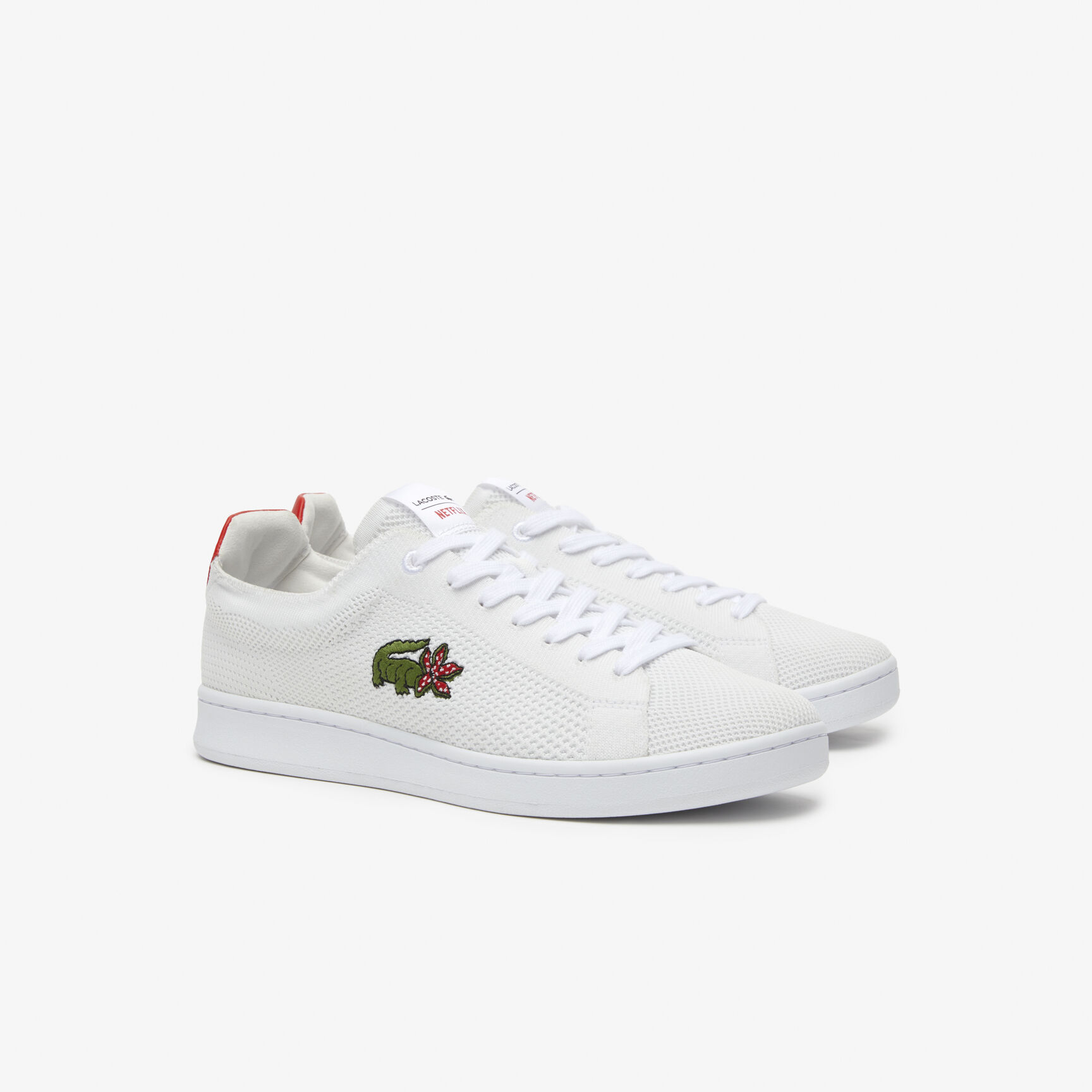 سنيكرز كارنابي قماش بيكيه للرجال مجموعة Lacoste x Netflix سنيكرز كارنابي قماش بيكيه للرجال مجموعة Lacoste x Netflix