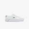lacoste women s gripshot bl leather and synthetic trainers