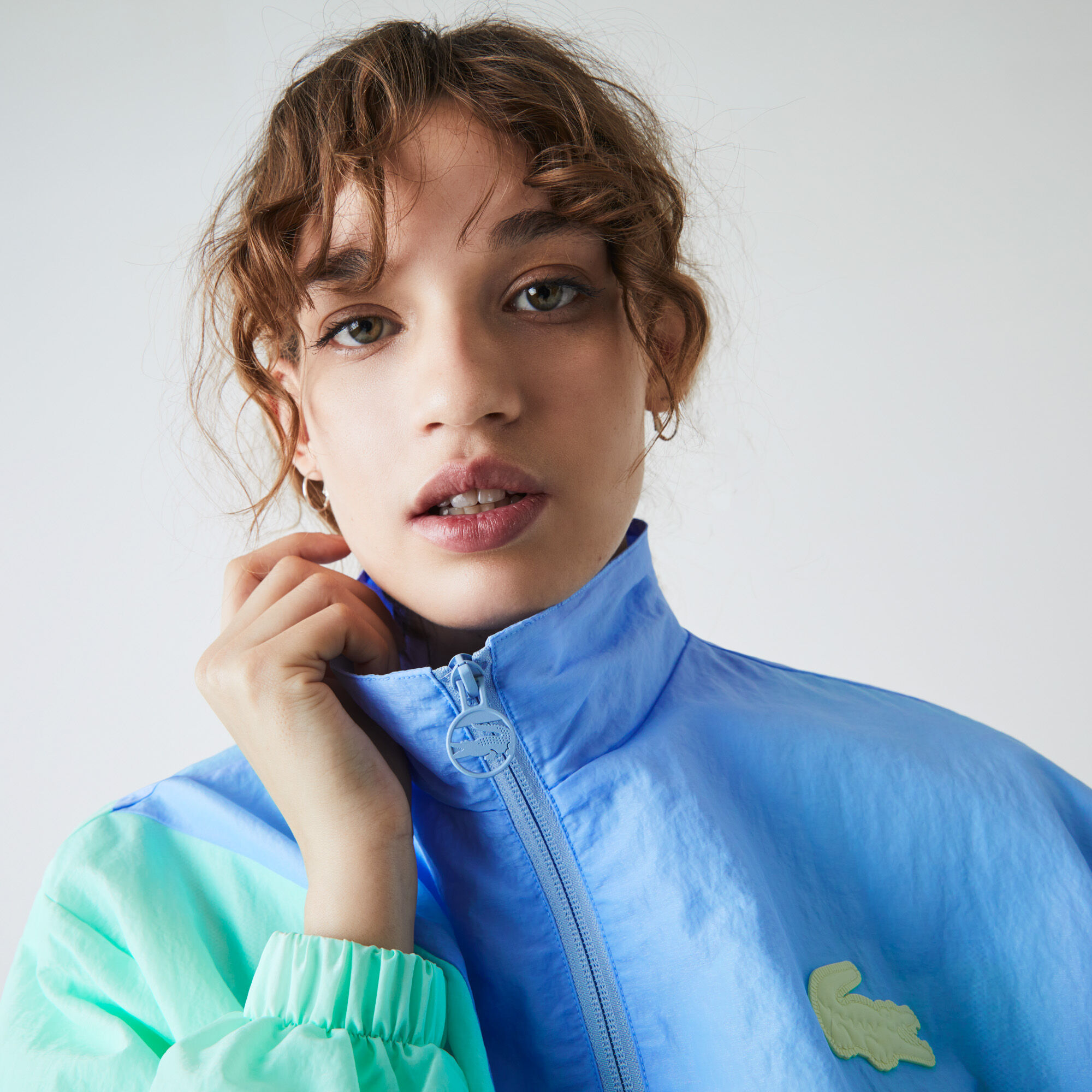 Women’s Lacoste LIVE Bicolour Zip Windbreaker Women’s Lacoste LIVE Bicolour Zip Windbreaker