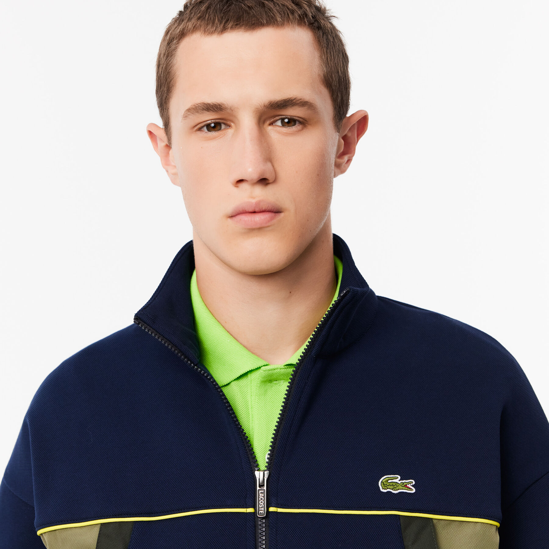 Loose Fit Zip Sweatshirt lacoste loose fit zip sweatshirt