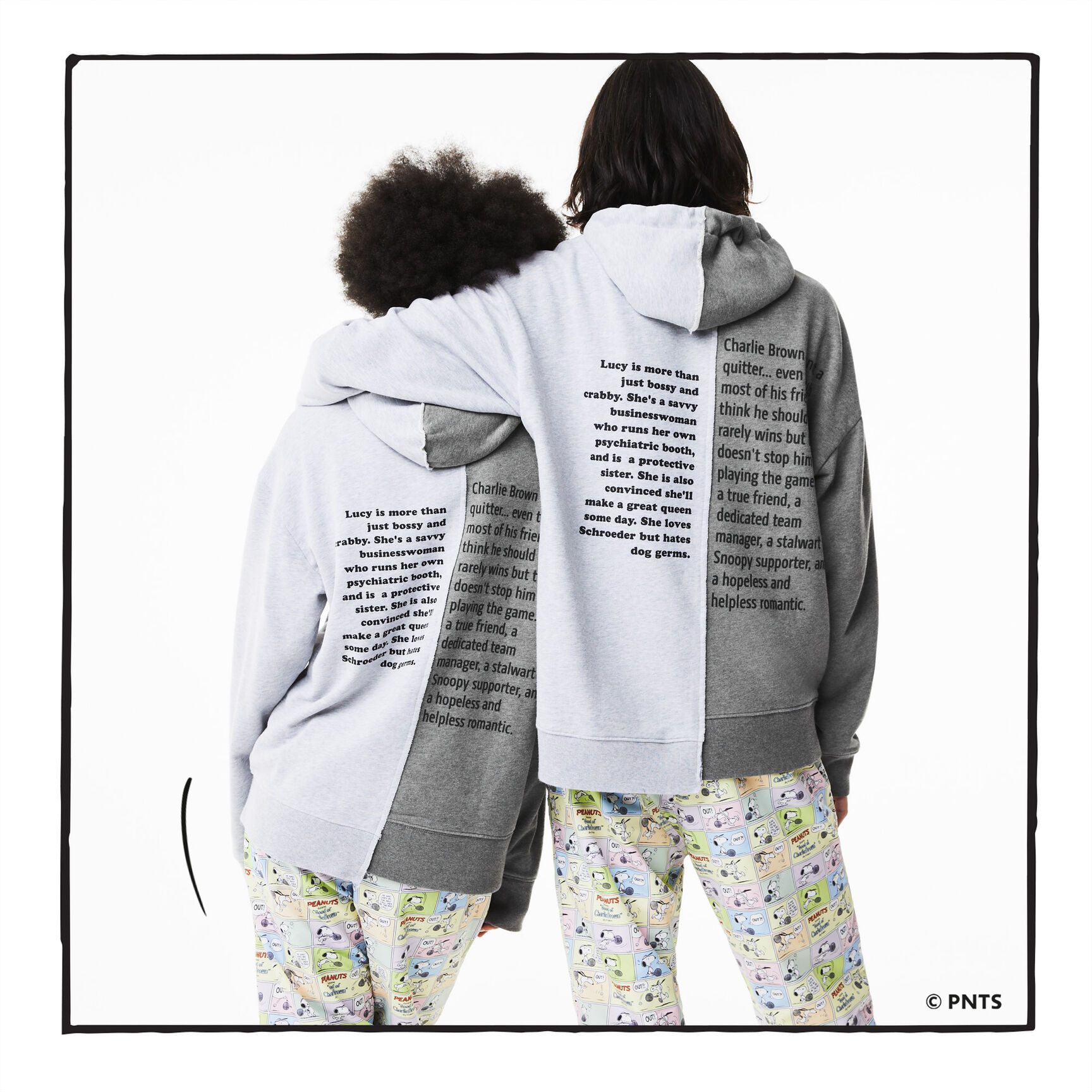 Unisex Lacoste L!VE x Peanuts Loose Fit Hooded Sweatshirt