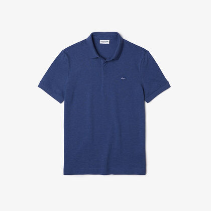 تيشيرت بولو قطن بيكيه مطاطي بقصة عادية للرجال مجموعة Lacoste Paris