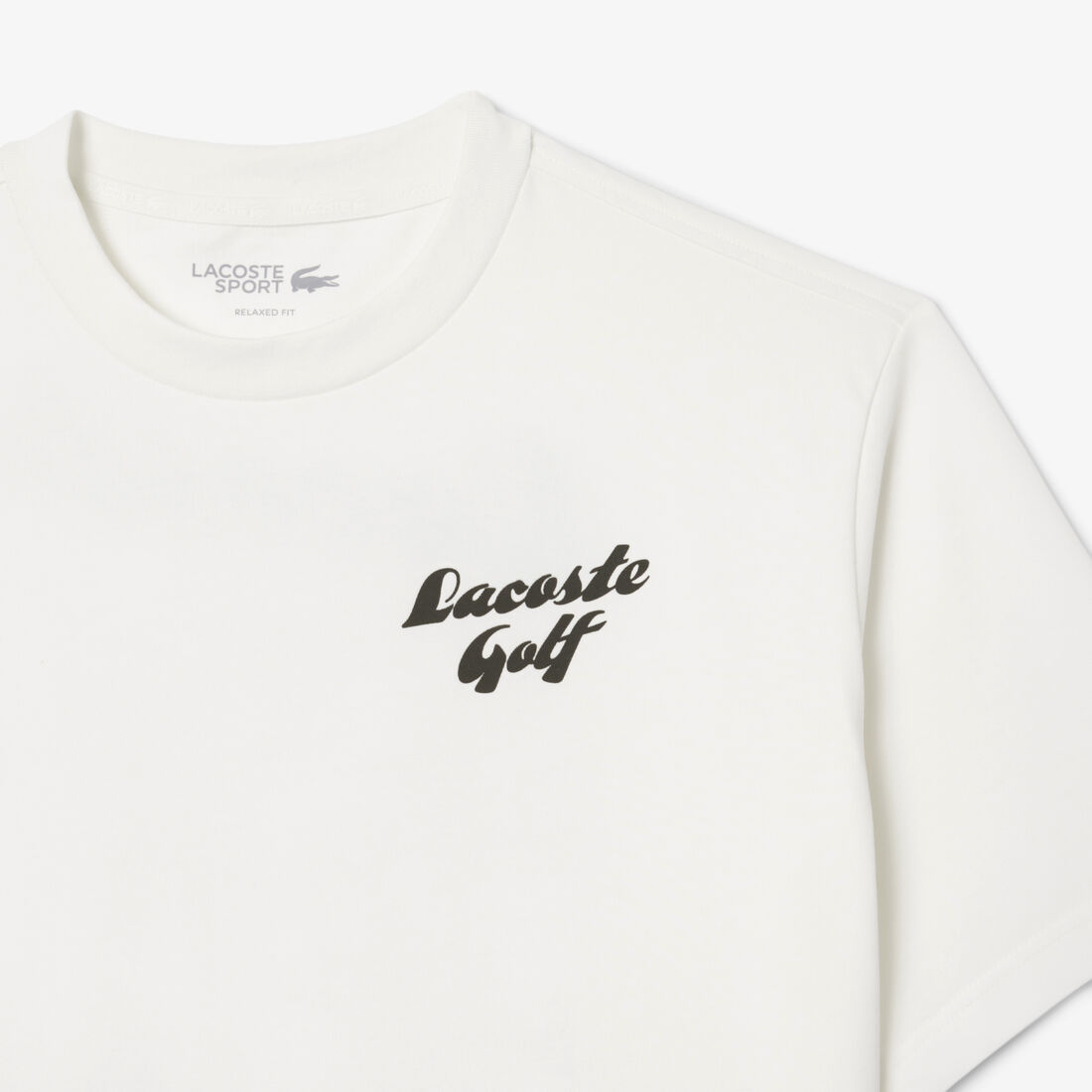 تي شيرت جولف مطبوع بقصّة مريحة تي شيرت جولف مطبوع بقصّة مريحة