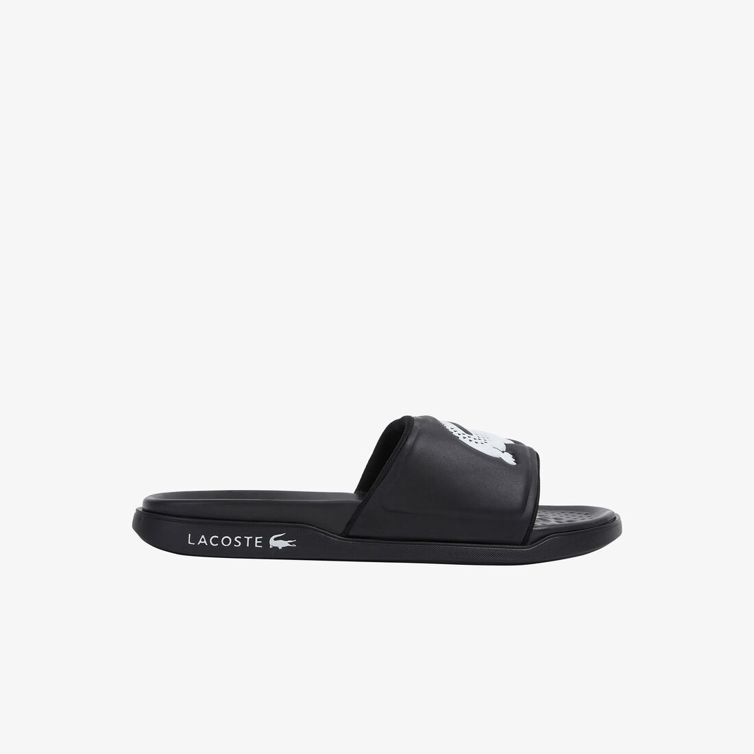 Men's Croco Dualiste Synthetic Logo Strap Slides Men's Croco Dualiste Synthetic Logo Strap Slides