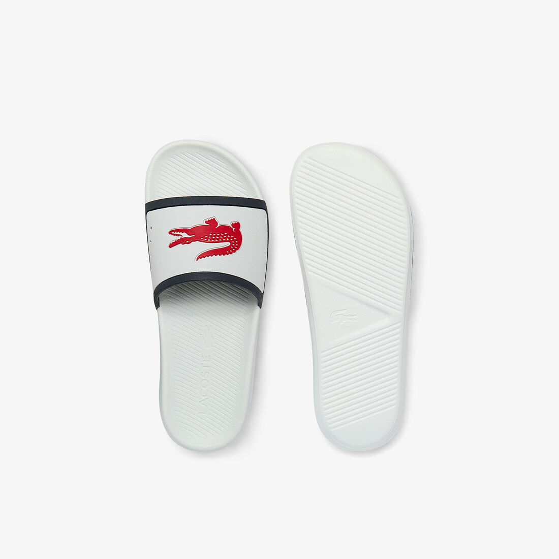 Men's Croco Rubber Strap Synthetic Slides Men's Croco Rubber Strap Synthetic Slides