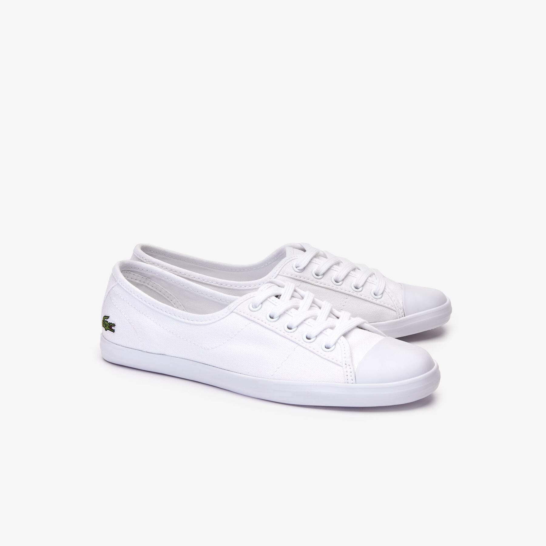Women's Ziane Canvas Trainers lacoste women s ziane canvas trainers