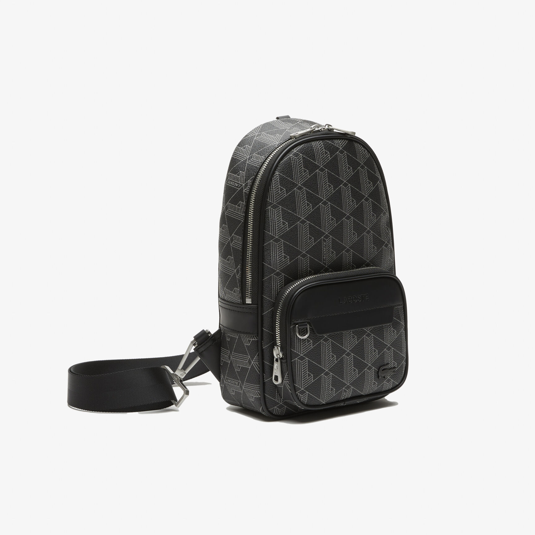 Men’s Lacoste The Blend Monogram Print Cross Body Bag