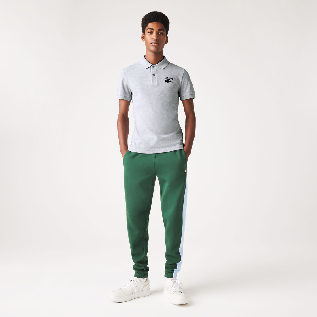 Men's Lacoste Branded Stretch Mini Piqué Polo Men's Lacoste Branded Stretch Mini Piqué Polo
