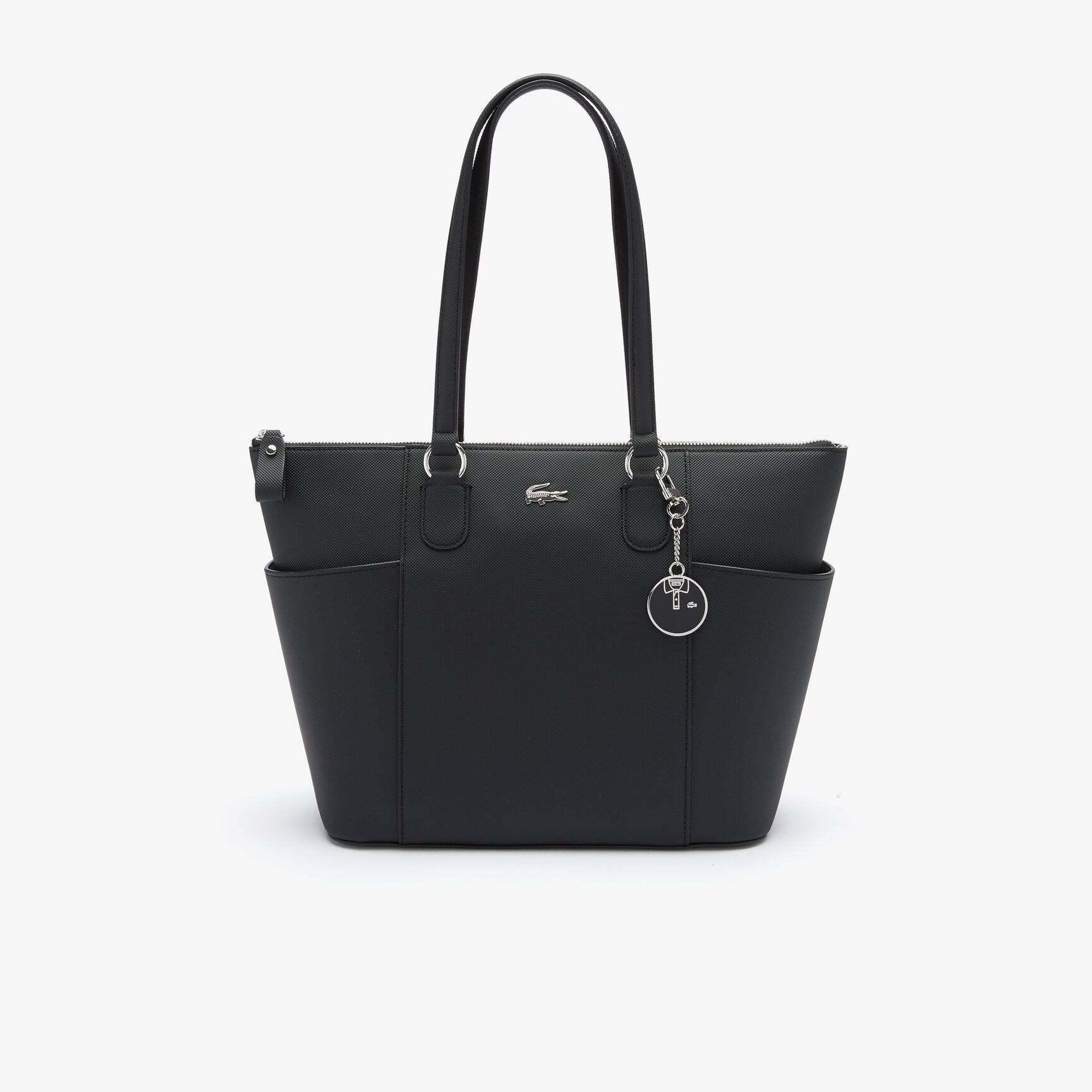 Women’s Daily Classic Polo Charm Piqué Canvas Zip Tote Bag Women’s Daily Classic Polo Charm Piqué Canvas Zip Tote Bag