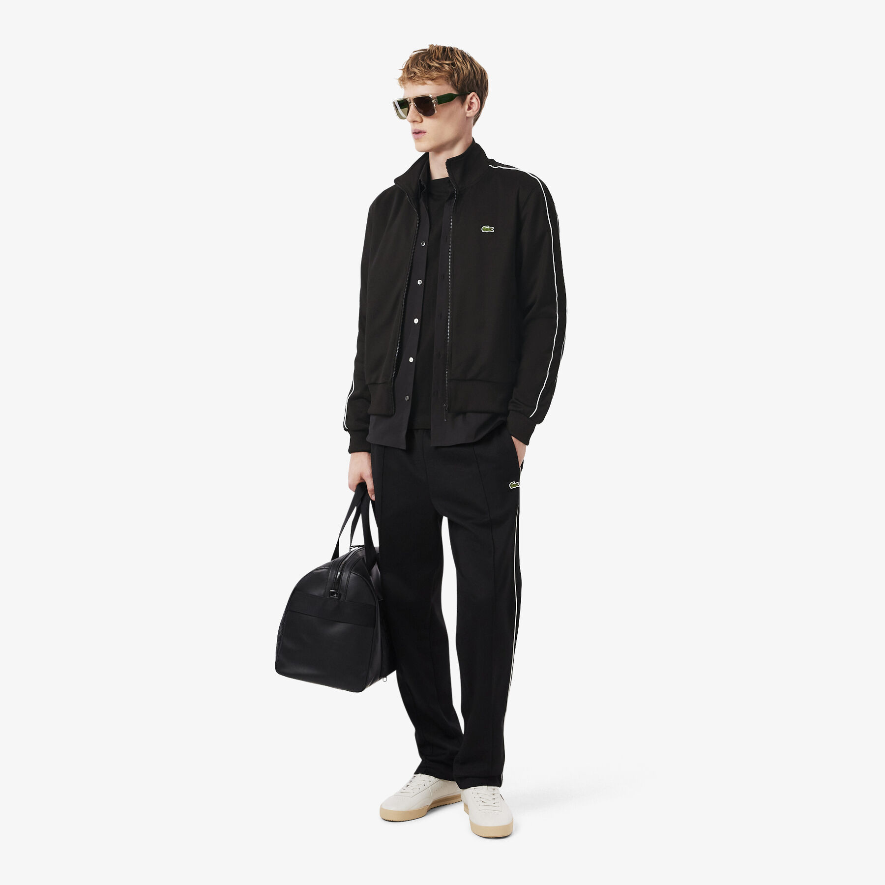 Paris Pique Zip Front Track Jacket