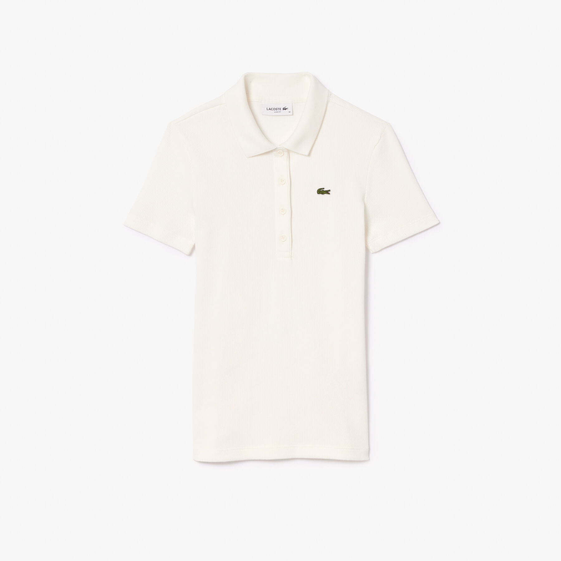 lacoste slim fit l 12 d ribbed cotton polo shirt