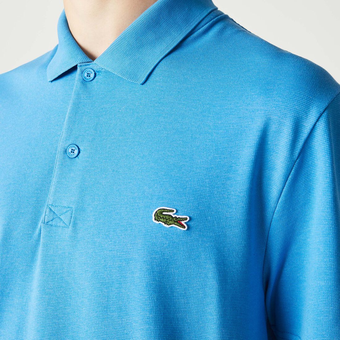 تيشيرت بولو لاكوست قطن عضوي مطاطي بقصة عادية للرجال تيشيرت بولو لاكوست قطن عضوي مطاطي بقصة عادية للرجال