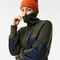 women s lacoste zip trucker neck color block sweater