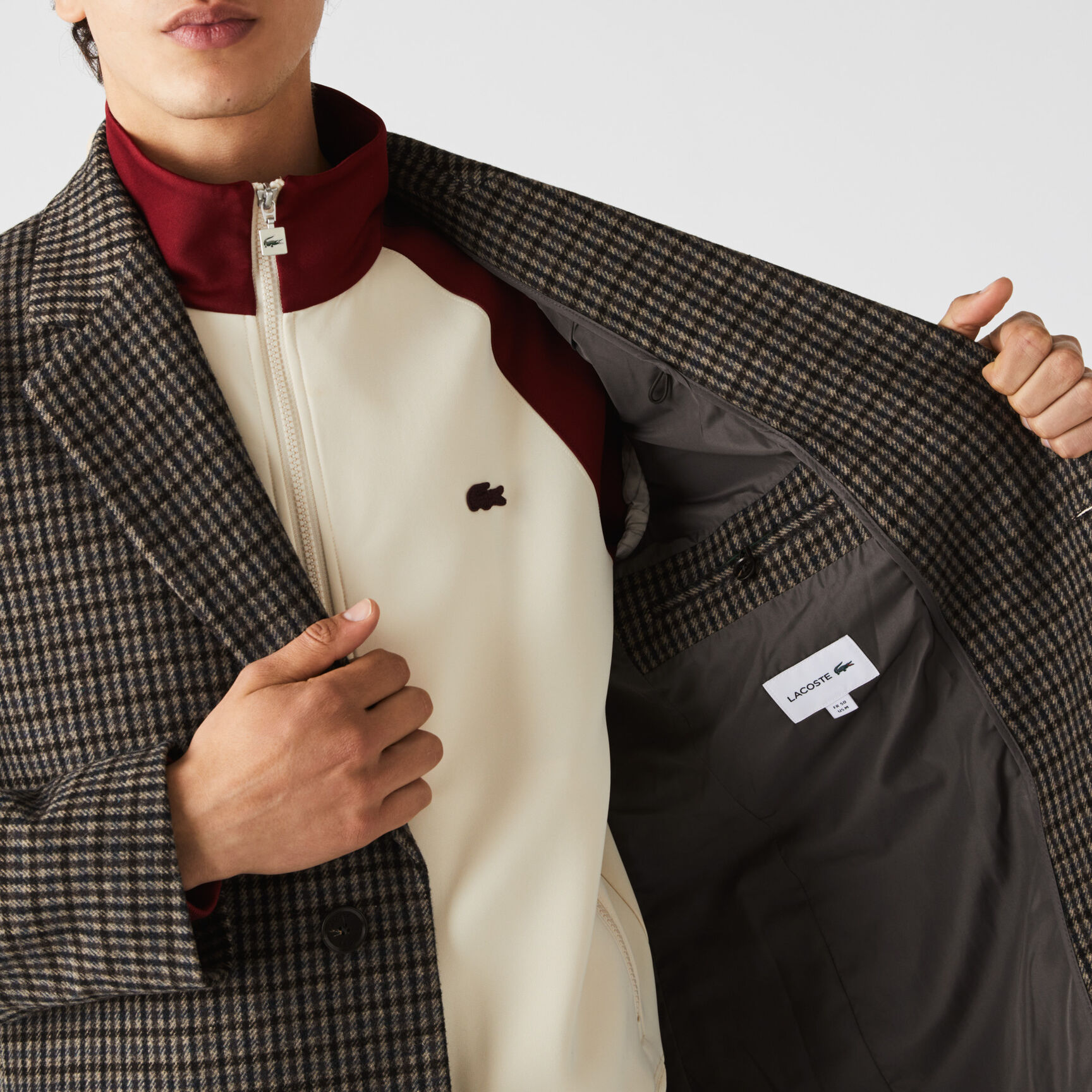 Men's Checked Responsible Wool Chesterfield Jacket Men's Checked Responsible Wool Chesterfield Jacket