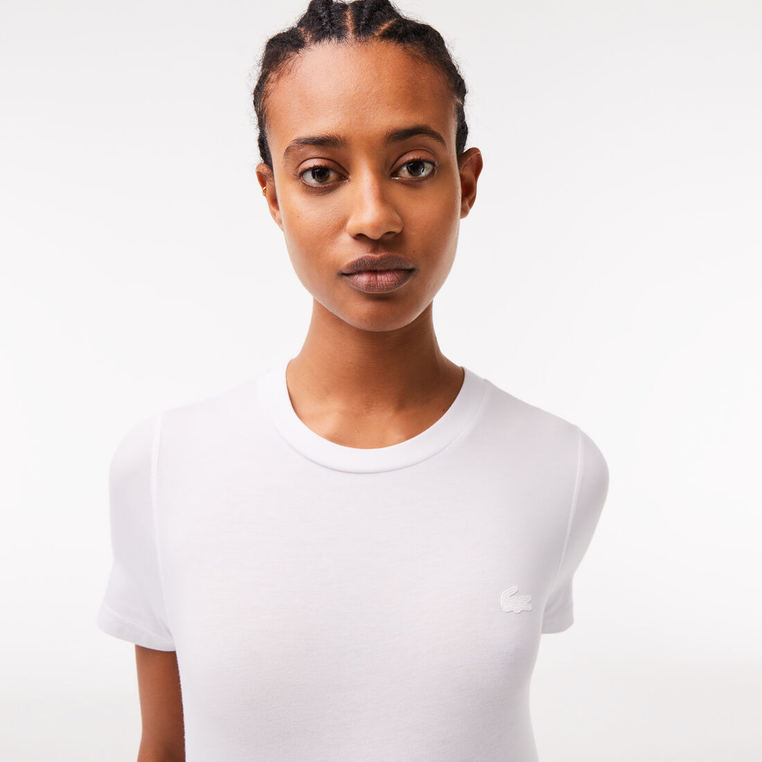 Women's Crew Neck Cotton Blend T-shirt Women's Crew Neck Cotton Blend T-shirt