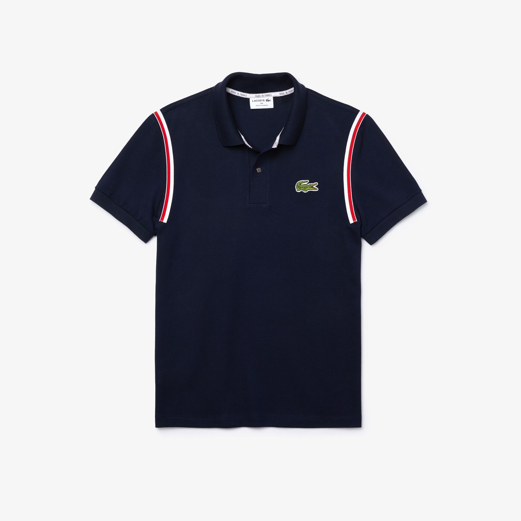 قميص بولو للرجال من القطن العضوي بقصة عادية مجموعة Made in France