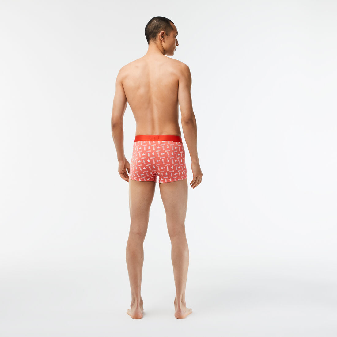 Men’s 3-Pack Lacoste Stretch Cotton Printed Trunks Men’s 3-Pack Lacoste Stretch Cotton Printed Trunks