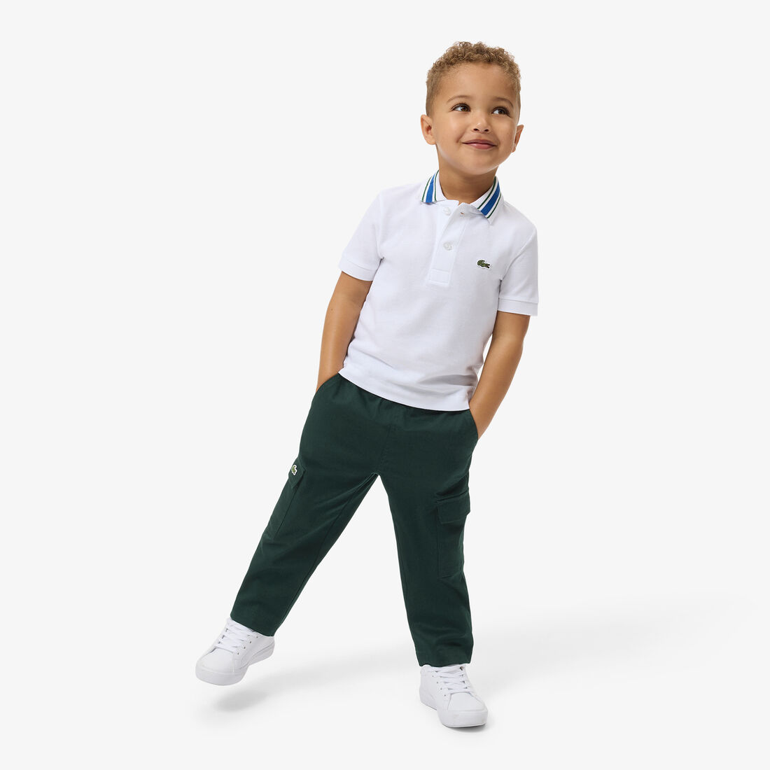 بنطلون كارجو من القطن المائل