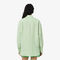 lacoste oversized striped linen shirt