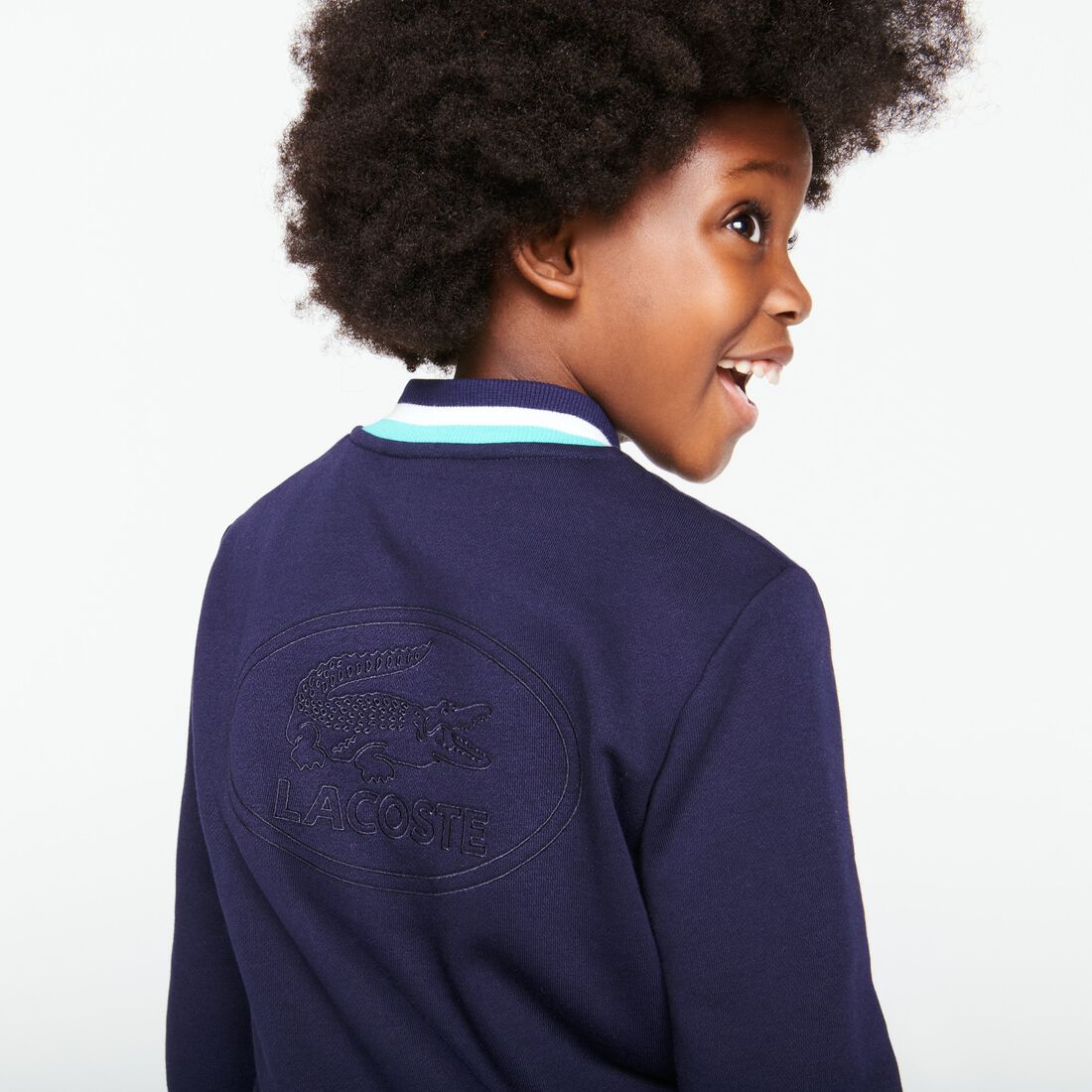 Girls’ Striped Accents Zip Fleece Teddy Jacket Girls’ Striped Accents Zip Fleece Teddy Jacket