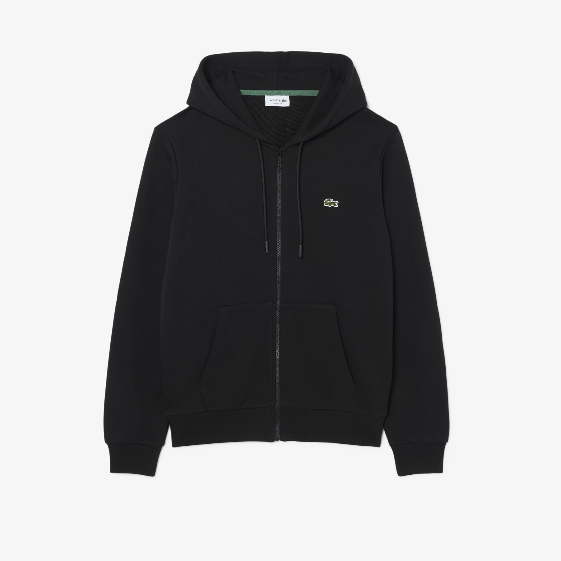 Classic Fit Zipped Fleece Sweatshirt