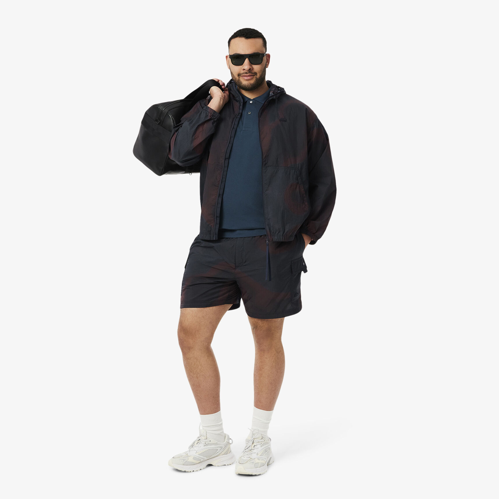 Ombre Print Ripstop Nylon Jacket