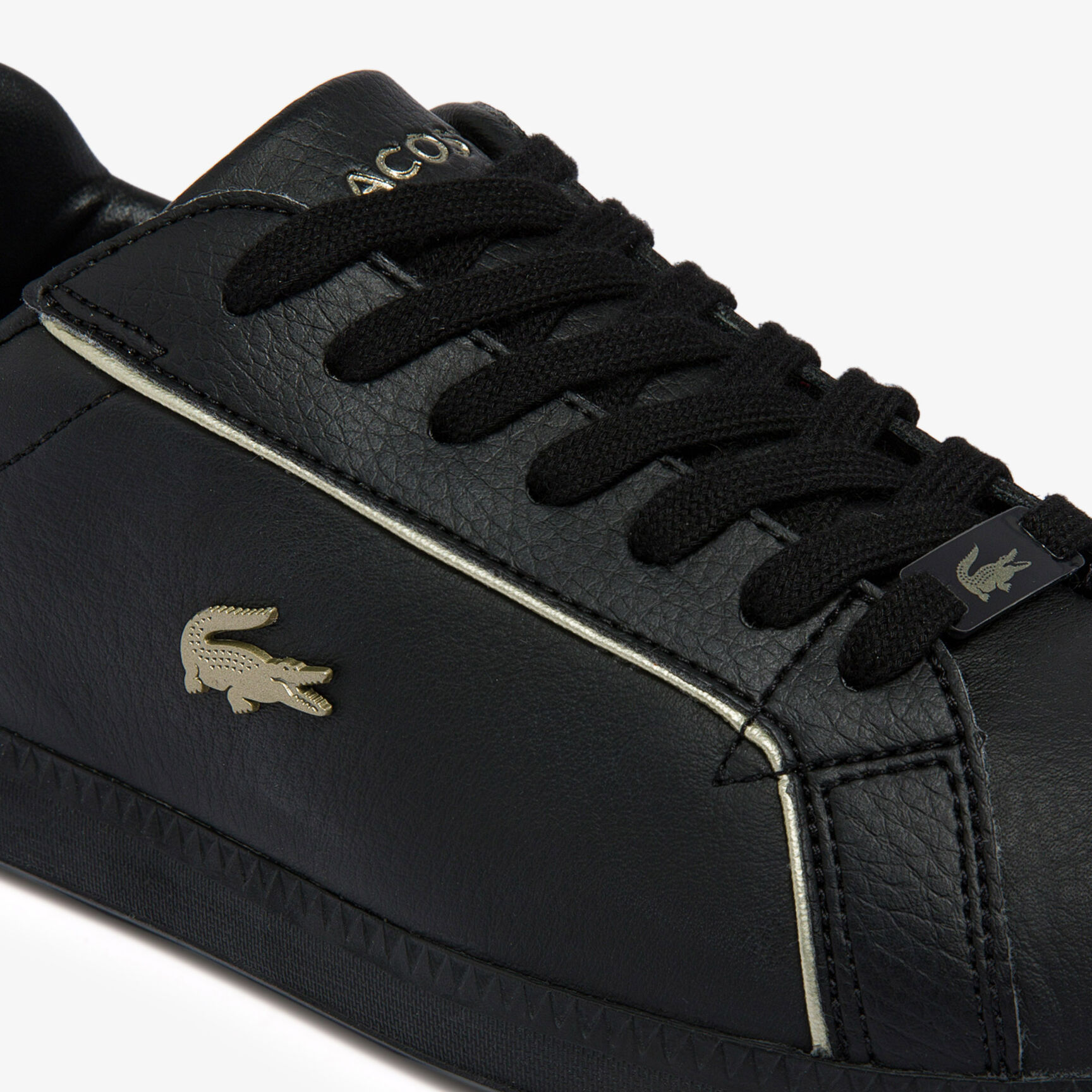 Women's Graduate Leather Metallic Detailing Trainers Women's Graduate Leather Metallic Detailing Trainers