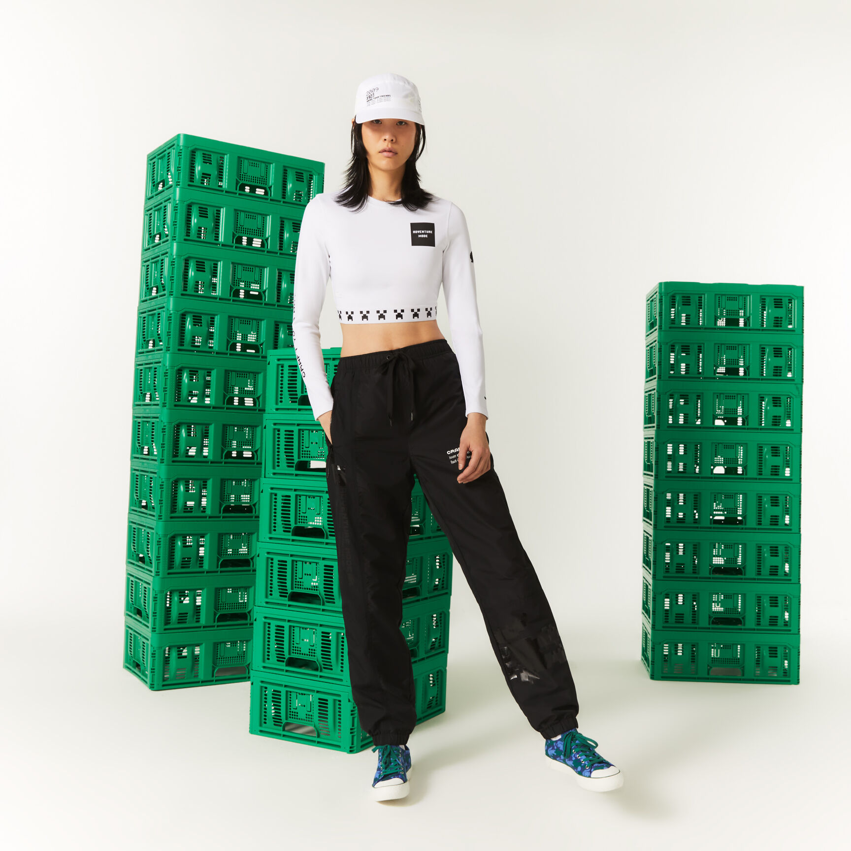 Unisex Lacoste L!VE x Minecraft Nylon Tracktrousers