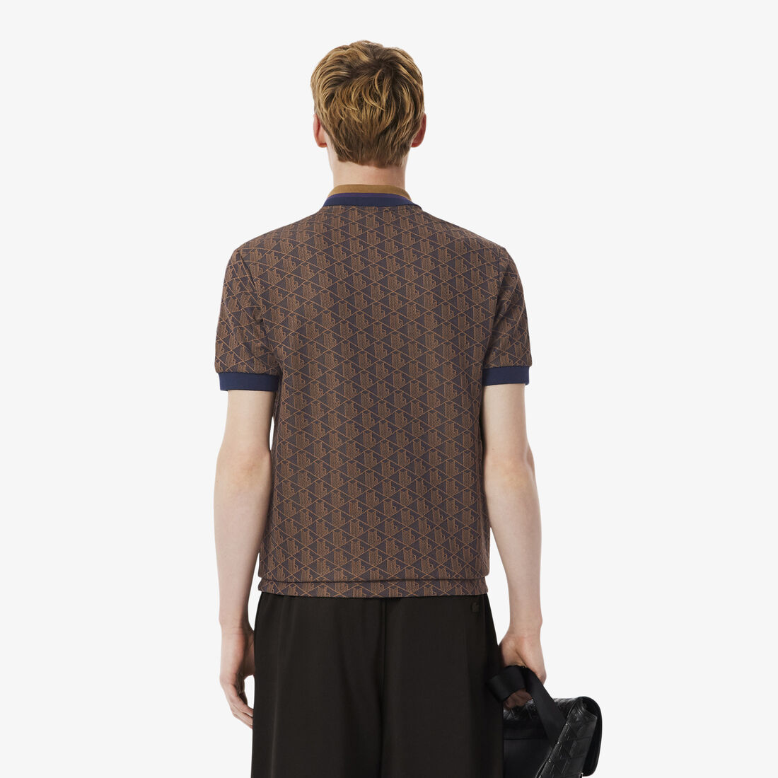 Classic Fit Monogram Jacquard Polo Shirt Classic Fit Monogram Jacquard Polo Shirt