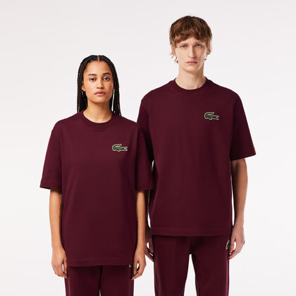Unisex Loose Fit Large Crocodile Organic Cotton T-shirt