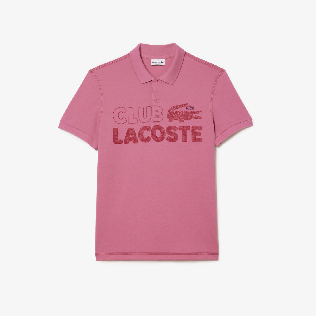 Men's Lacoste Organic Cotton Printed Polo Shirt