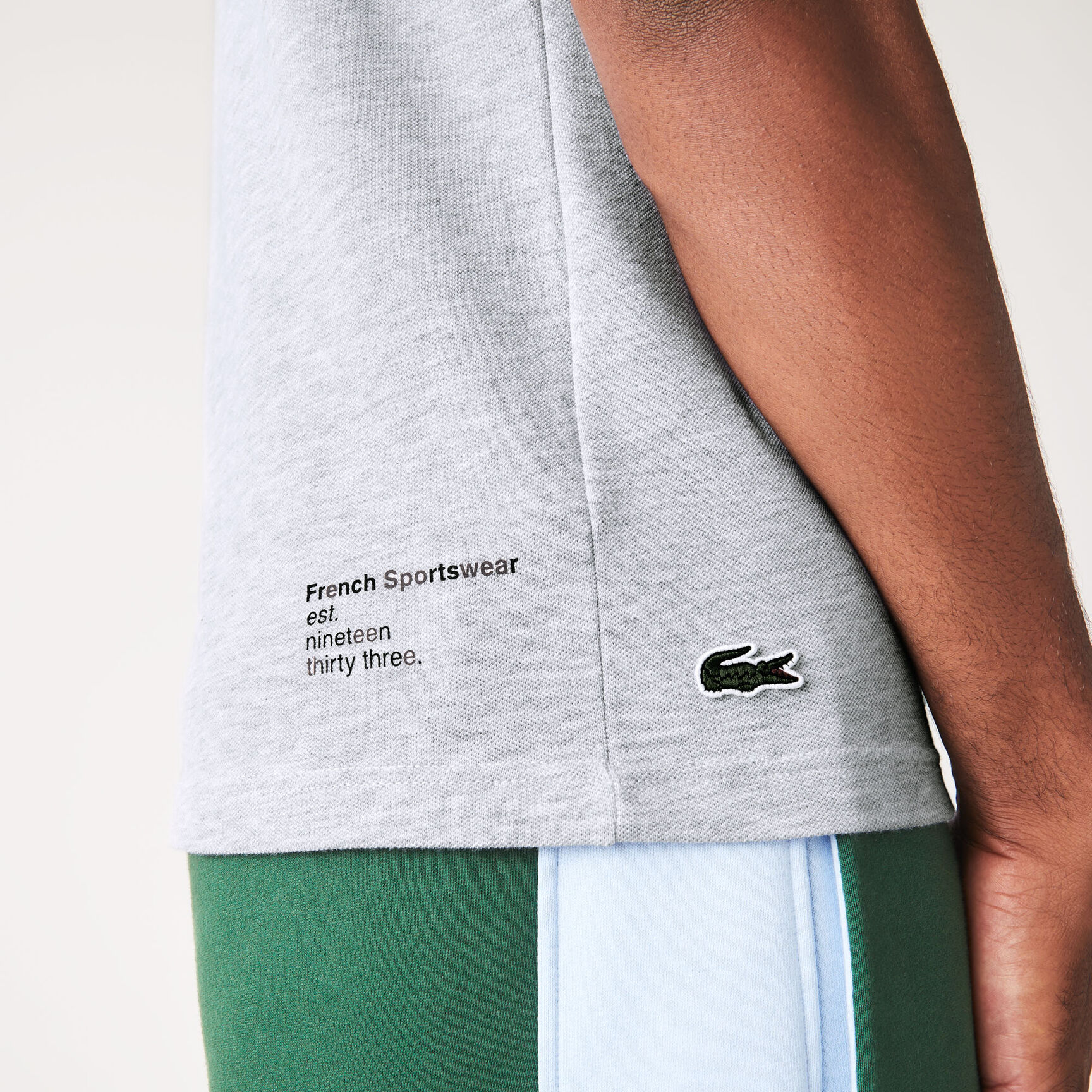 Men's Lacoste Branded Stretch Mini Piqu&eacute; Polo