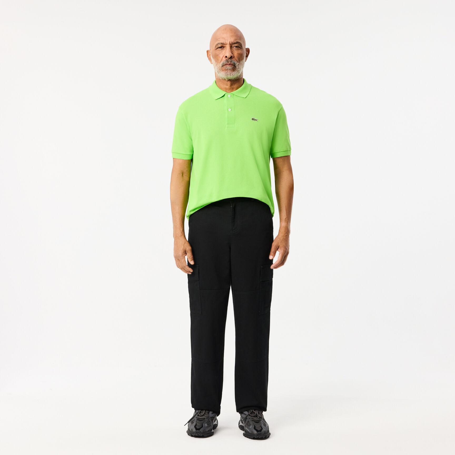 سروال قطني بقصّة مستقيمة