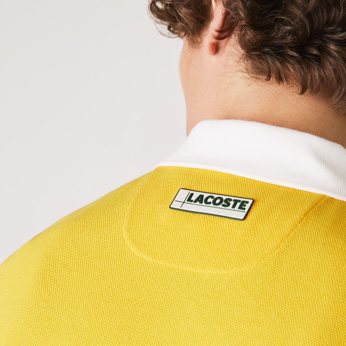 Men's Lacoste Regular Fit Geometric Colourblock Piqué Polo Shirt Men's Lacoste Regular Fit Geometric Colourblock Piqué Polo Shirt