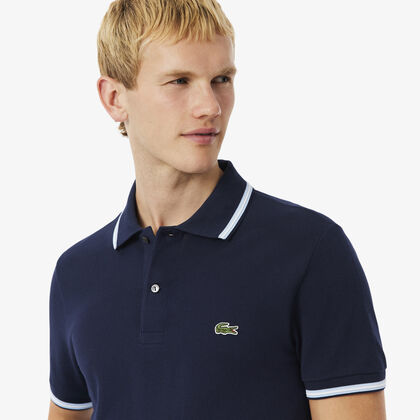 Regular Fit Trim Accent L.12.12 Polo Shirt Regular Fit Trim Accent L.12.12 Polo Shirt