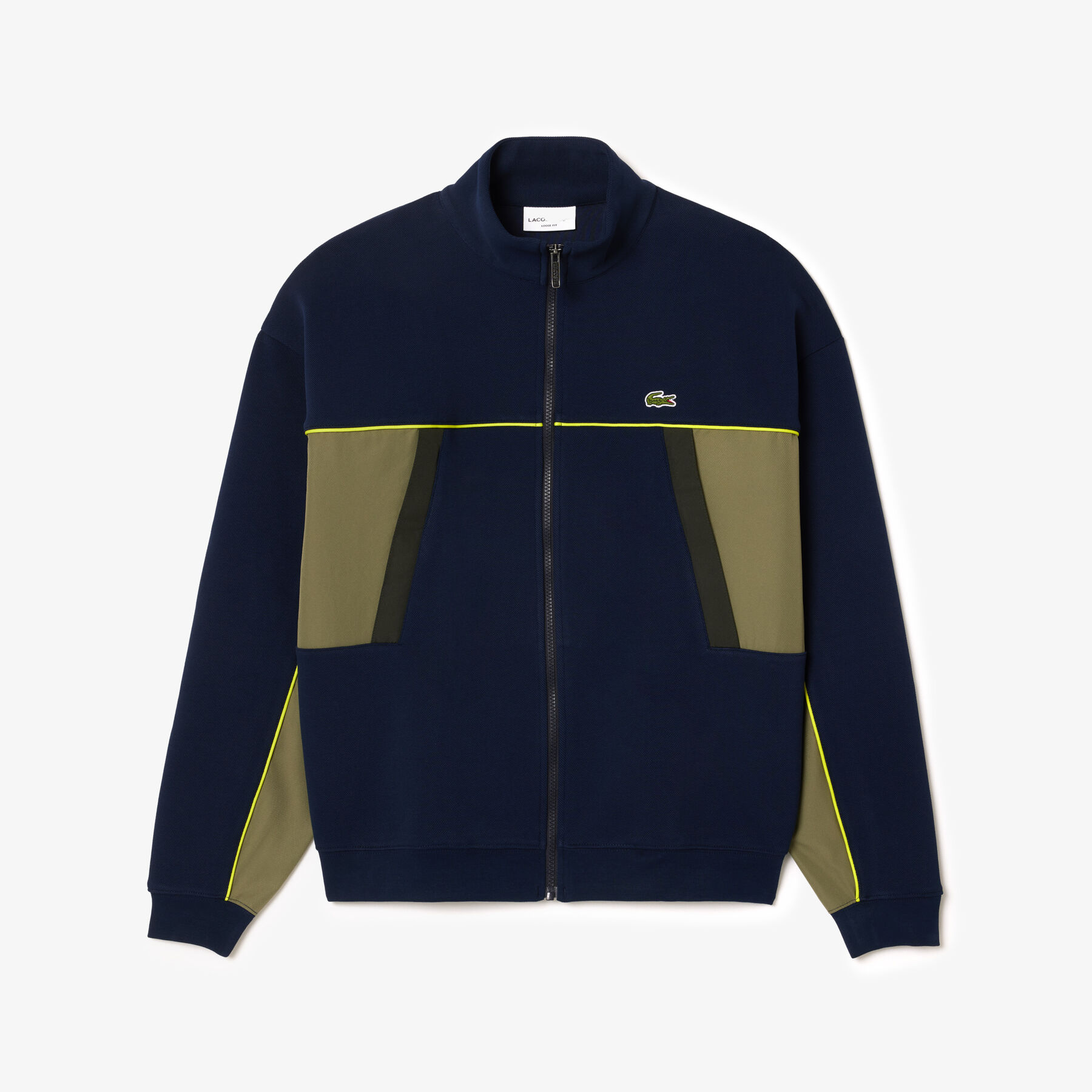 Loose Fit Zip Sweatshirt lacoste loose fit zip sweatshirt