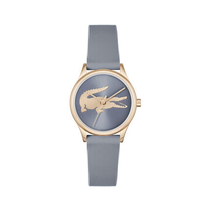 ساعة Crocodelle بسوار سيليكون أزرق