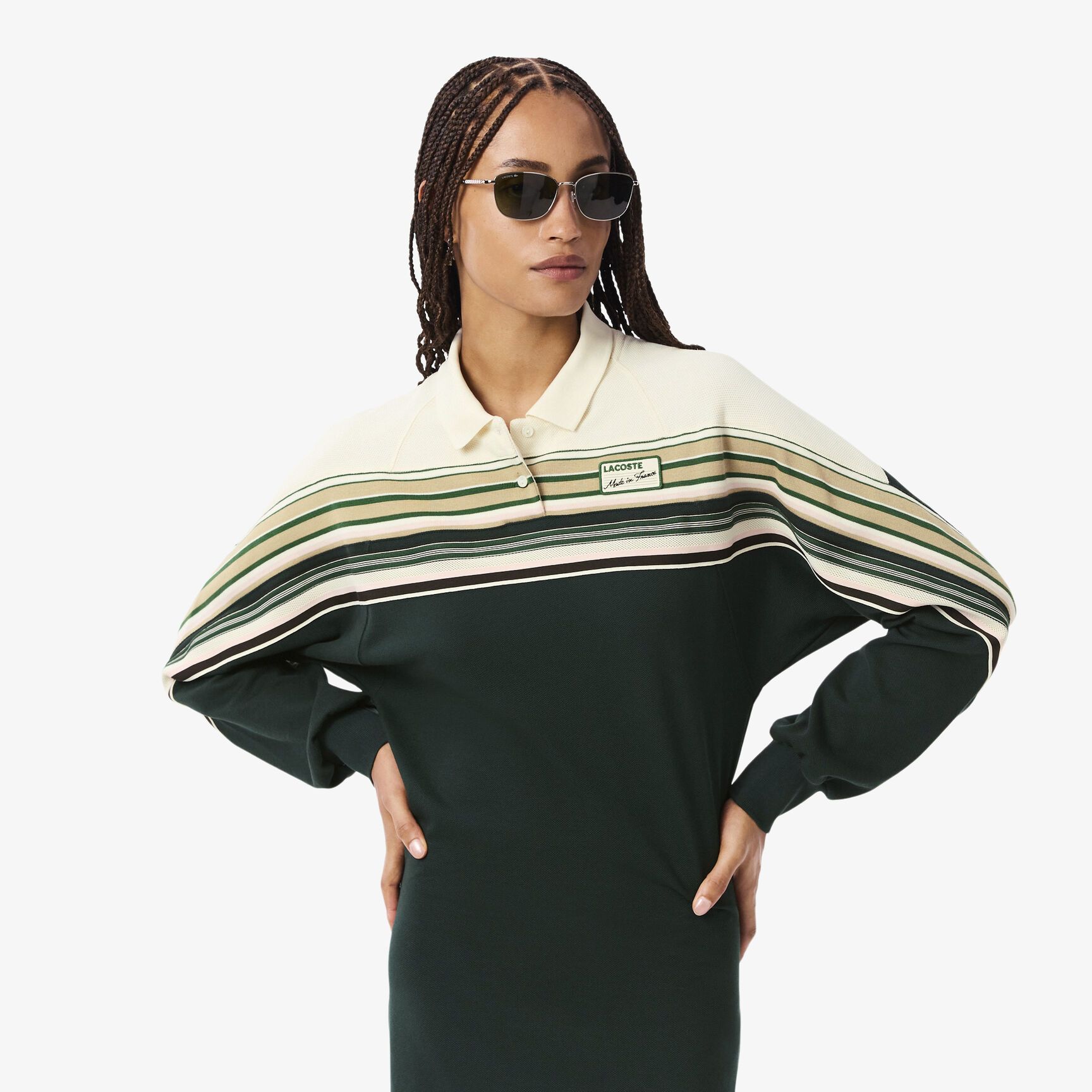 Slim Fit French Made Pique Dress Slim Fit French Made Pique Dress