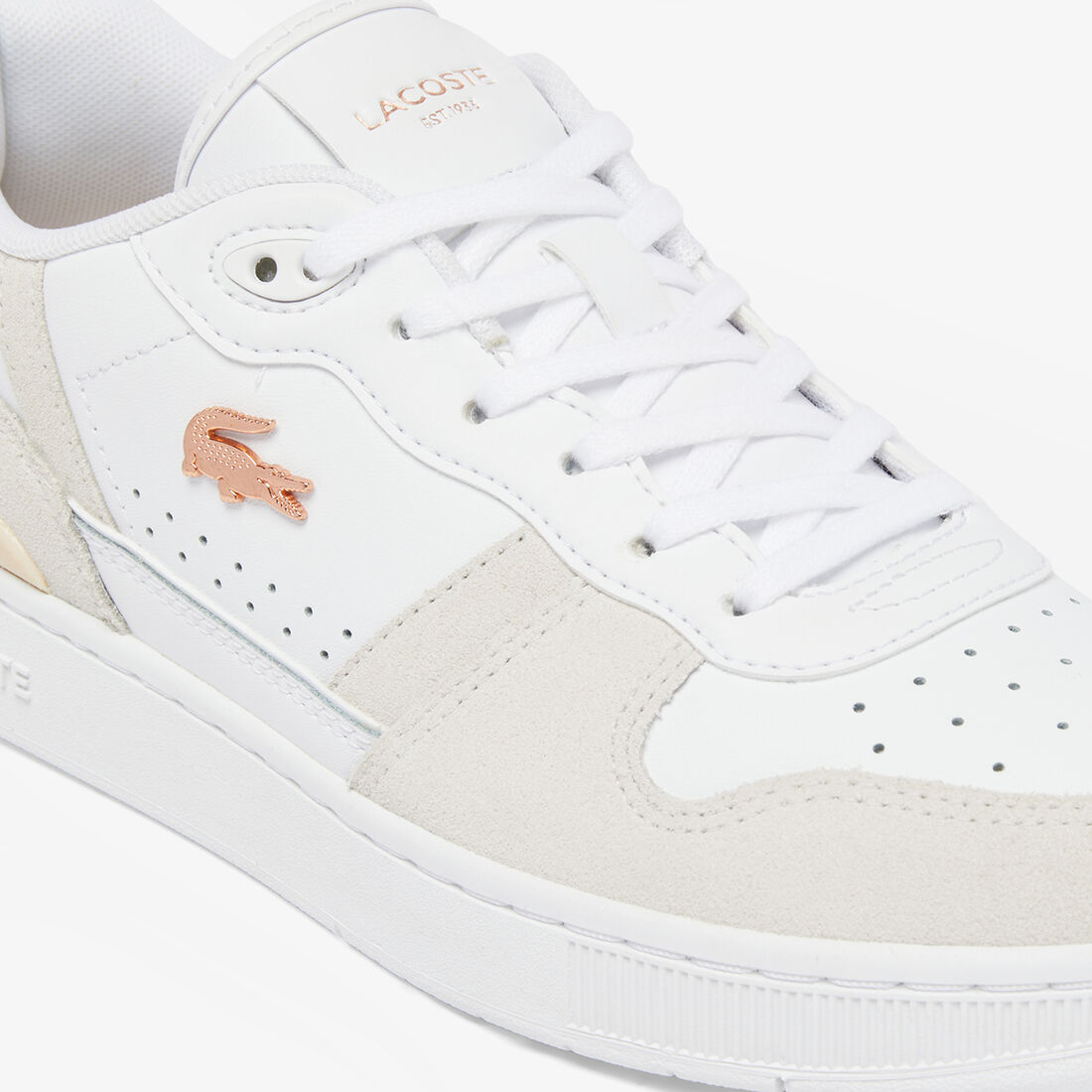 Women's T-Clip Set Leather Sneakers Women's T-Clip Set Leather Sneakers