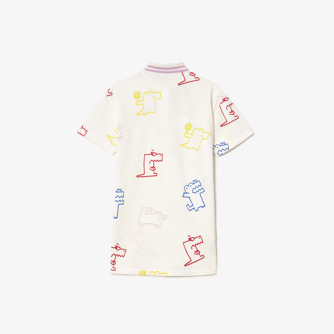 فستان من قطن بيكيه بطبعة جلد التمساح فستان من قطن بيكيه بطبعة جلد التمساح