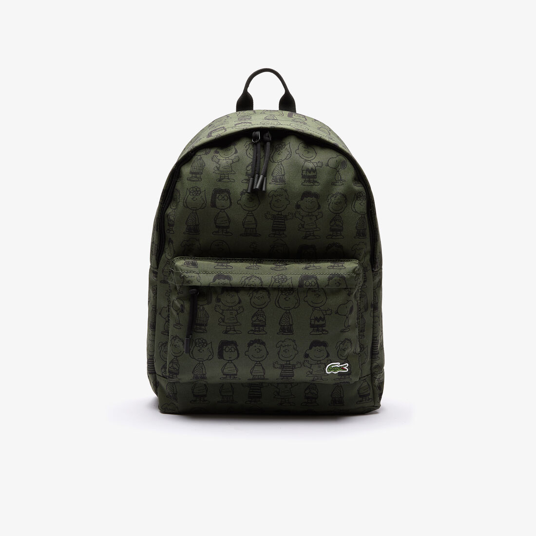 Men’s Lacoste x Peanuts Print Canvas Backpack Men’s Lacoste x Peanuts Print Canvas Backpack